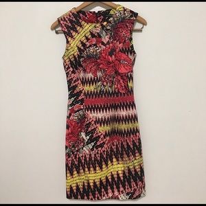 French Connection Bodycon Patterned Dress